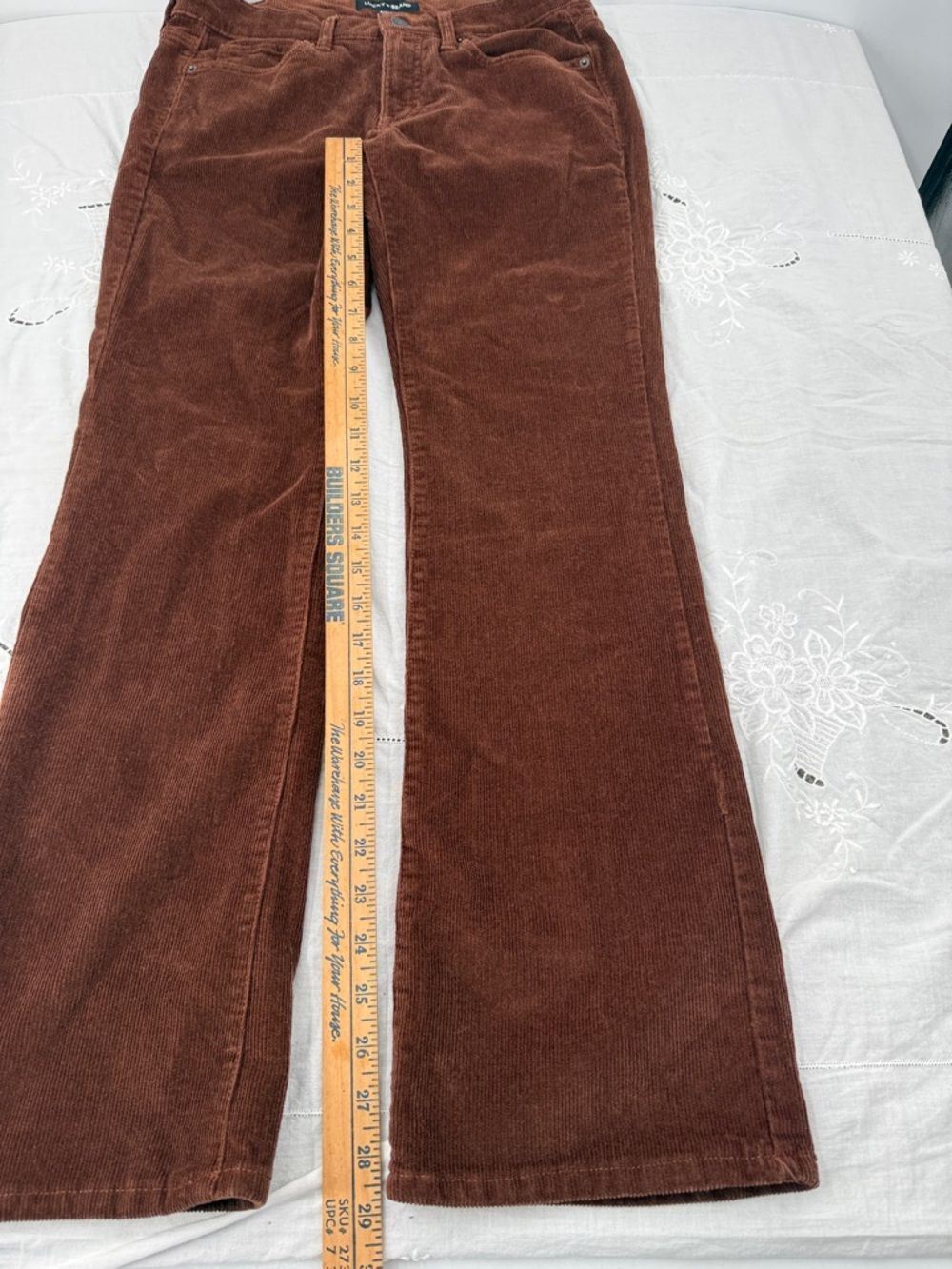 Lucky Brand Pants Wm 4 27 Brown Corduroy Sweet Mid Rise Bootcut - Picture 6 of 15